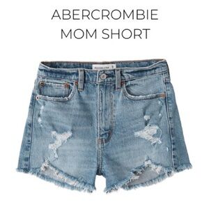 Abercrombie High Rise Mom Shorts